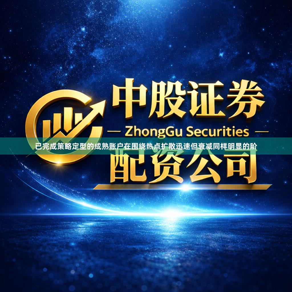 已完成策略定型的成熟账户在围绕热点扩散迅速但衰减同样明显的阶